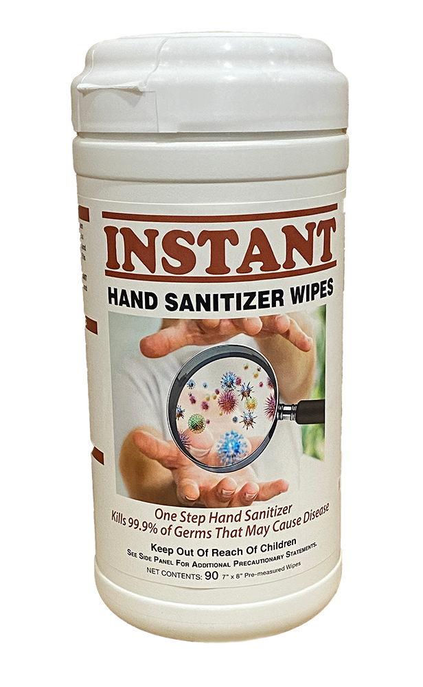 Instant hand santizer wipes