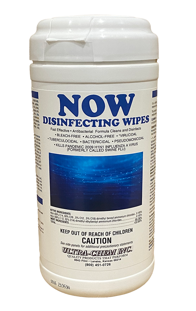 Now disenfecting wipes